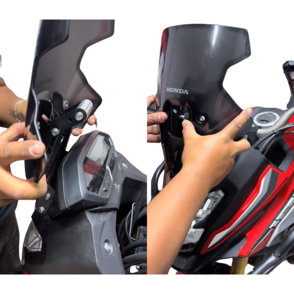 Regulador de parabrisas o Cúpula con Soporte de GPS - HONDA NX190 - Imagen 7
