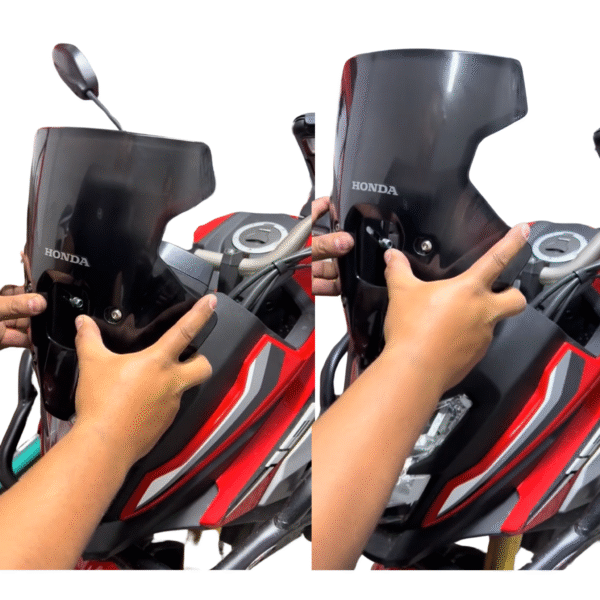 Regulador de parabrisas o Cúpula con Soporte de GPS - HONDA NX190 - Imagen 8